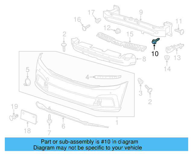 Impact Bar Bolt N-909-936-03 - View 47
