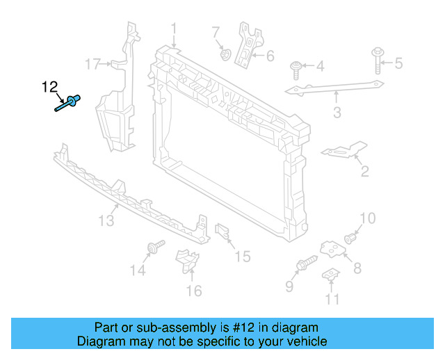 Impact Bar Bolt N-909-936-03 - View 50