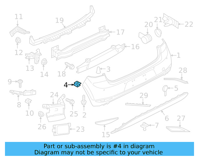 Fender Liner Retainer Nut N-908-338-01 - View 234