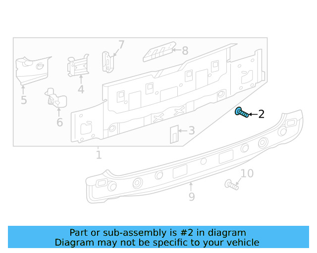 Rear Body Panel Stud N-910-176-02 - View 16
