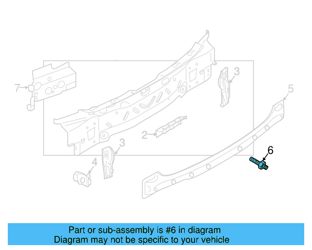 Rear Body Panel Stud N-910-176-02 - View 17