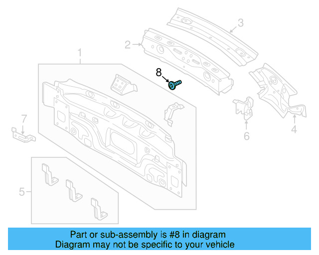 Rear Body Panel Stud N-910-176-02 - View 43