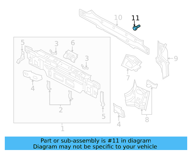 Rear Body Panel Stud N-910-176-02 - View 41