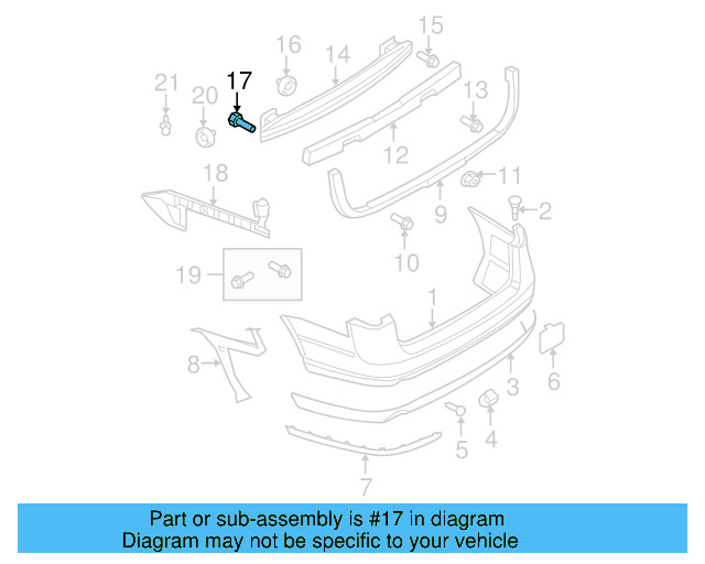 Fender Liner Extension Screw N-103-546-02 - View 81
