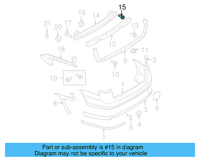 Impact Bar Bolt N-905-818-04 - View 22