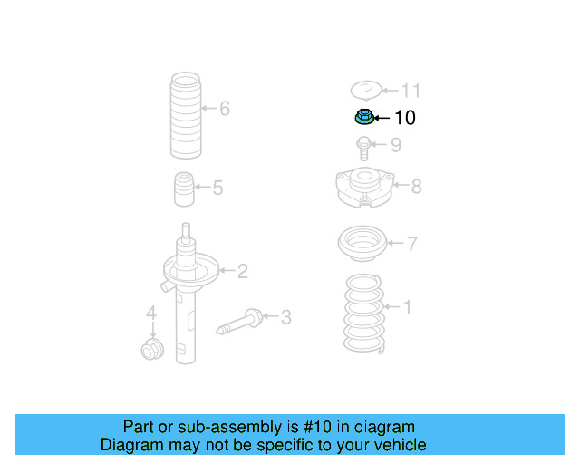 Top Nut N-910-216-01 - View 50