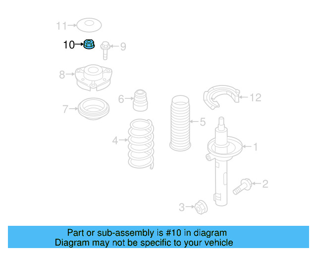 Top Nut N-910-216-01 - View 40