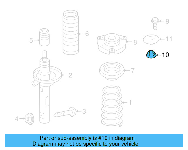 Top Nut N-910-216-01 - View 42