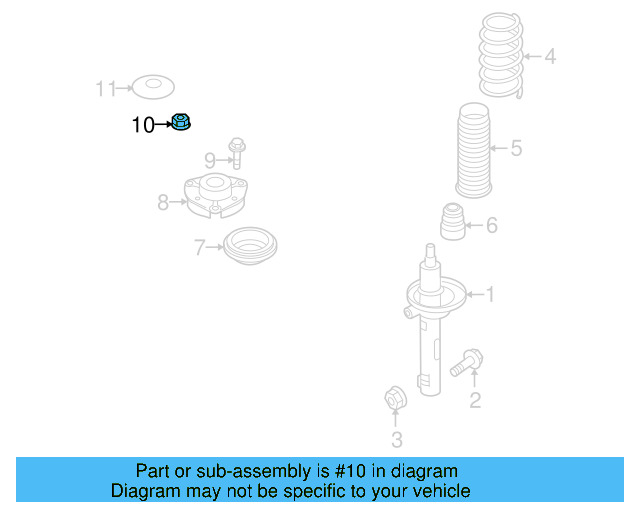 Top Nut N-910-216-01 - View 47
