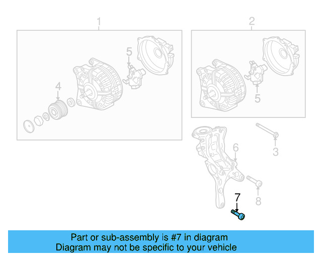 Mount Bracket Lower Bolt N-910-268-02 - View 20