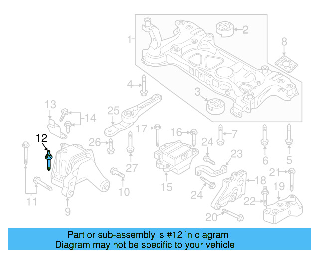 Motor Mount Stud N-910-296-02 - View 35