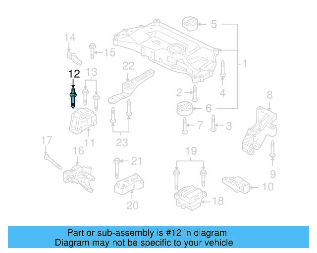 Motor Mount Stud N-910-296-02 - View 116