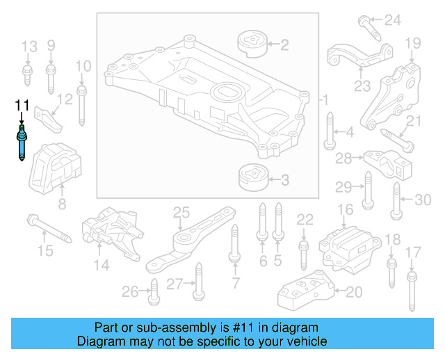 Motor Mount Stud N-910-296-02 - View 137