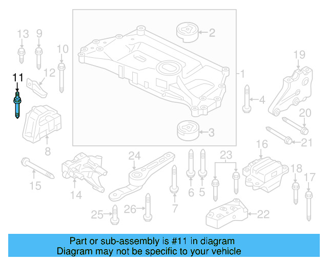 Motor Mount Stud N-910-296-02 - View 39