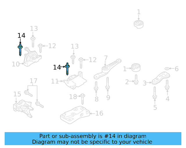 Motor Mount Stud N-910-296-02 - View 41