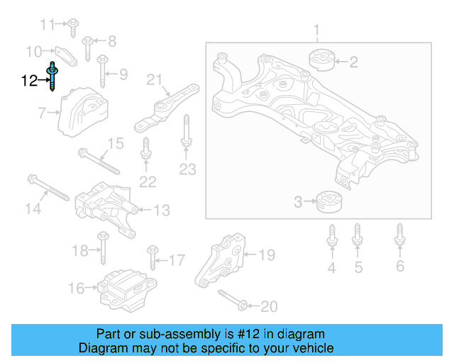Motor Mount Stud N-910-296-02 - View 44