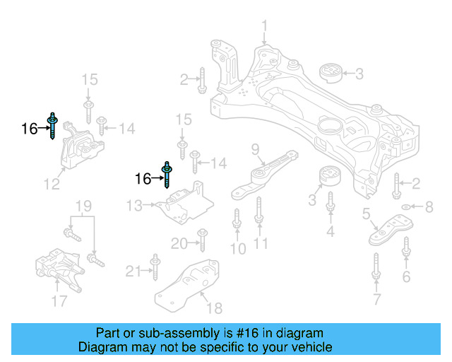 Motor Mount Stud N-910-296-02 - View 109