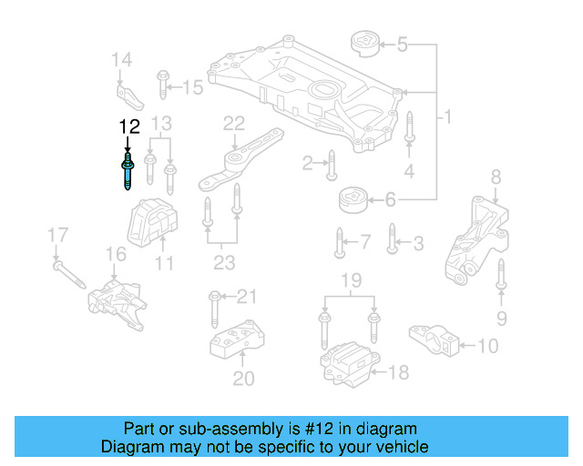 Motor Mount Stud N-910-296-02 - View 132