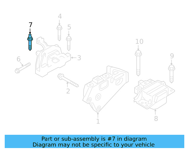 Motor Mount Stud N-910-296-02 - View 51