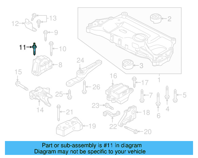 Motor Mount Stud N-910-296-02 - View 52
