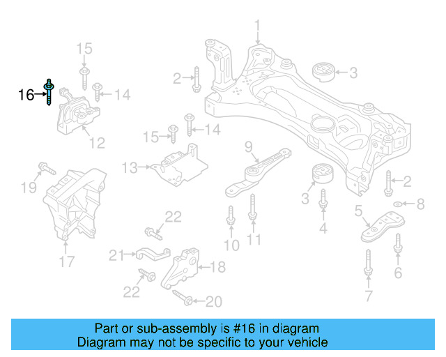 Motor Mount Stud N-910-296-02 - View 123