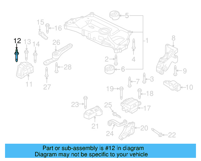 Motor Mount Stud N-910-296-02 - View 98