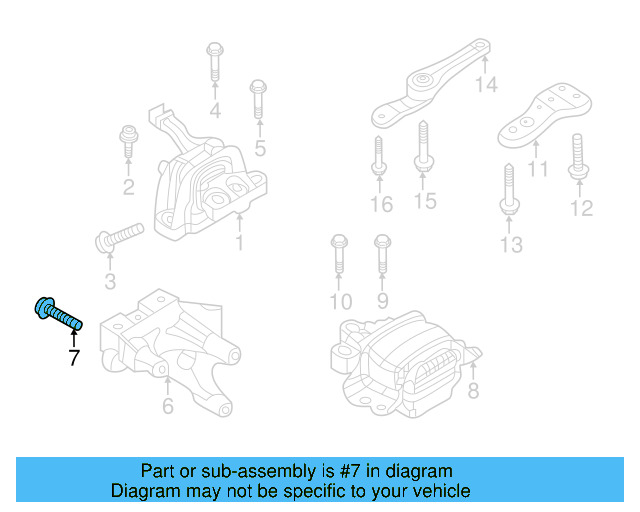 Motor Mount Stud N-910-296-02 - View 57