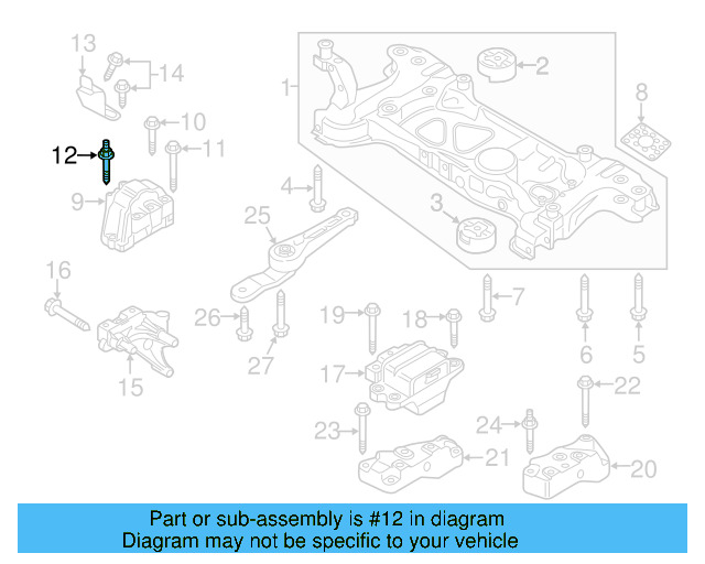Motor Mount Stud N-910-296-02 - View 59