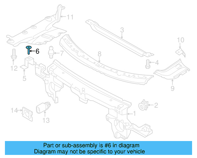 Bracket Upper Bolt N-910-345-01 - View 10