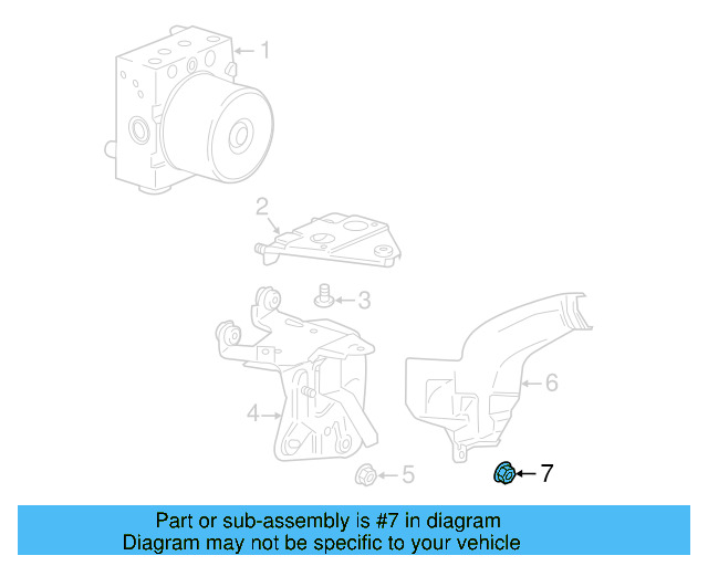 Headlamp Assembly Mount Bolt N-910-423-01 - View 49