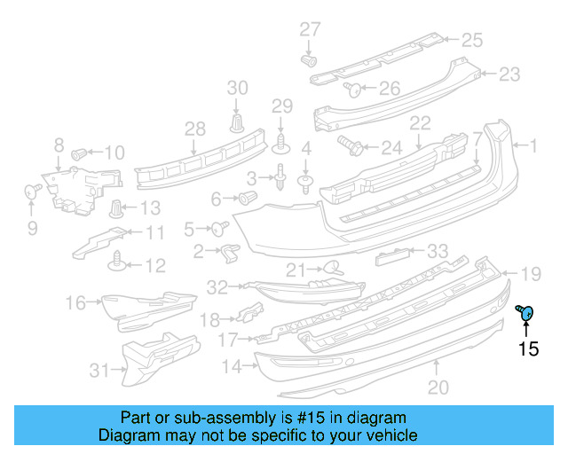 Headlamp Assembly Mount Bolt N-910-423-01 - View 38