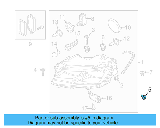 Headlamp Assembly Mount Bolt N-910-423-01 - View 30
