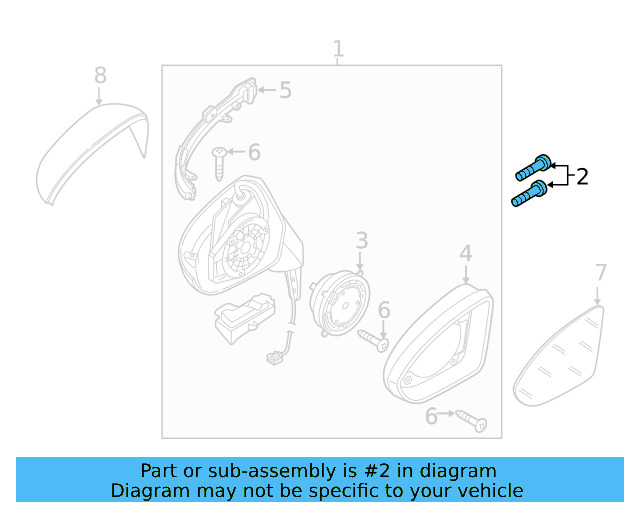 Headlamp Assembly Mount Bolt N-910-423-01 - View 19