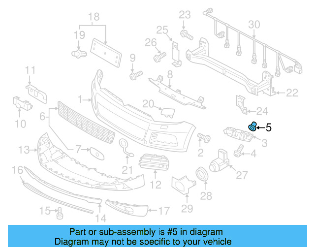 Headlamp Assembly Mount Bolt N-910-423-01 - View 65