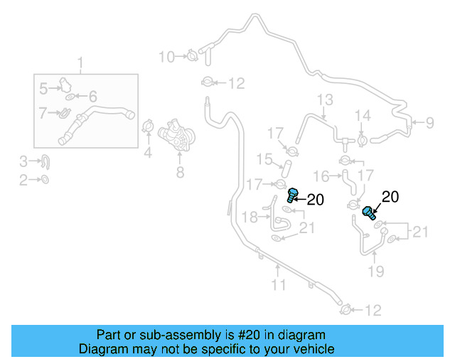Pressure Pipe Bolt N-910-438-01 - View 12