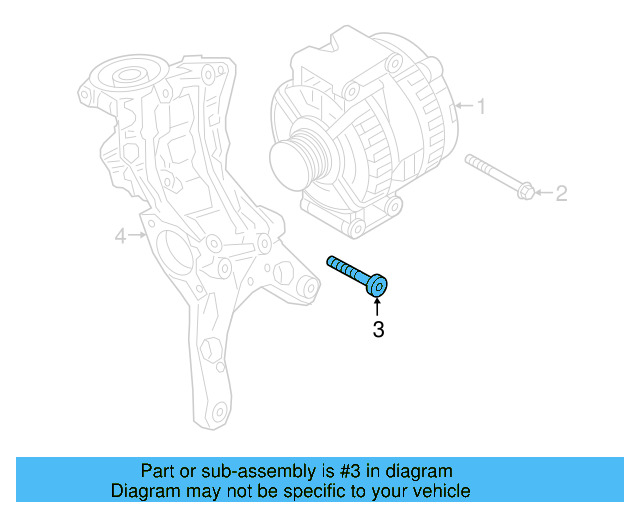 Alternator Bracket Bolt N-910-455-02 - View 37