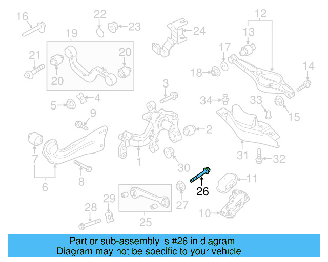 Lateral Arm Bolt N-910-475-02 - View 10