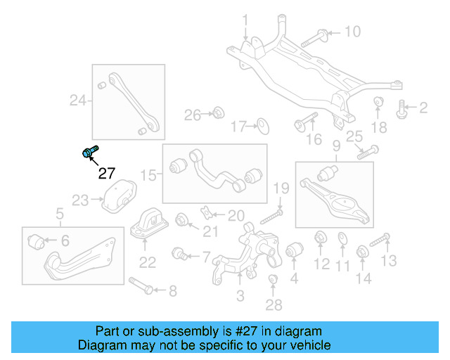 Tie Rod Assembly Mount Bolt N-102-112-02 - View 23