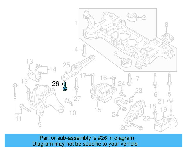 Shock Mount Bolt N-910-661-01 - View 13