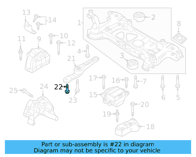 Shock Mount Bolt N-910-661-01 - View 42