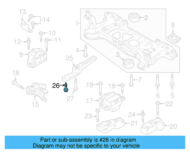 Shock Mount Bolt N-910-661-01 - View 18