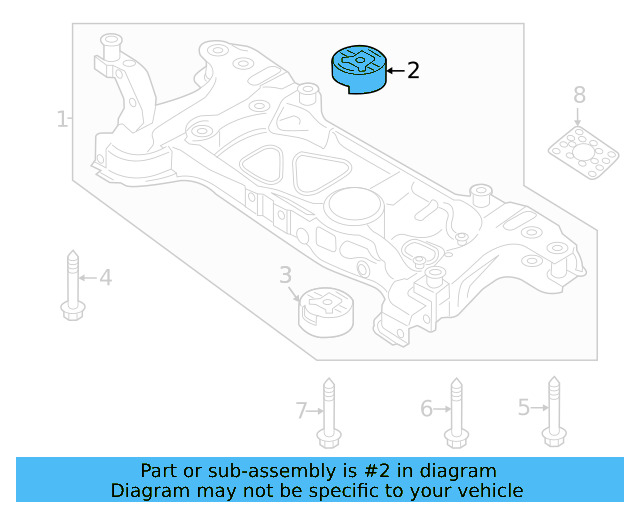 Stabilizer Bar Mount Bolt N-910-734-01 - View 13