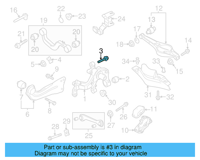 Lateral Arm Bolt N-910-475-02 - View 26