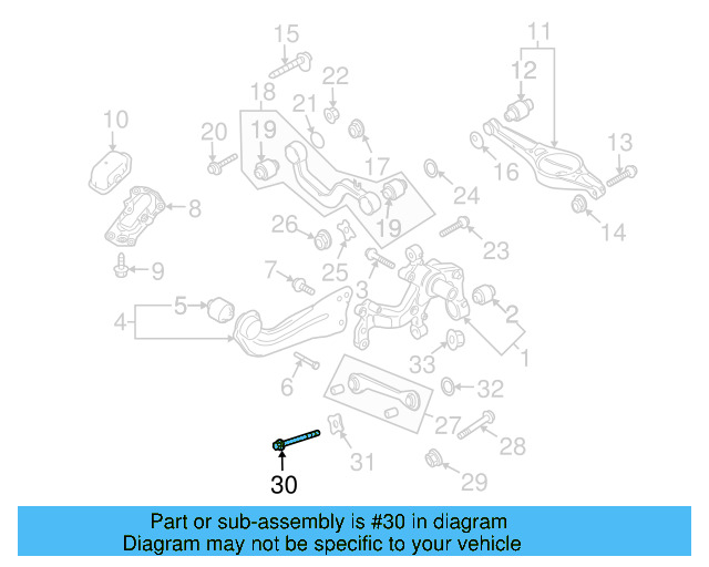 Knuckle Mount Bolt N-910-767-01 - View 50