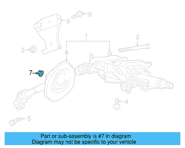 Front Mount Bracket Bolt N-910-799-01 - View 19