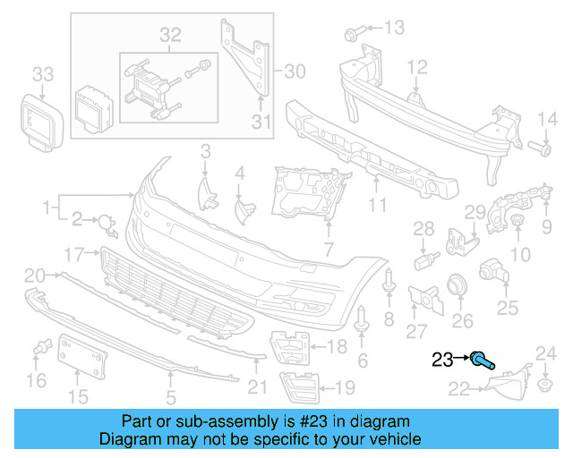 Front Mount Bracket Bolt N-910-799-01 - View 62