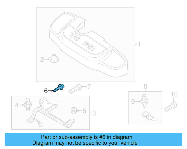 Bumper Cover Screw N-910-844-02 - View 8