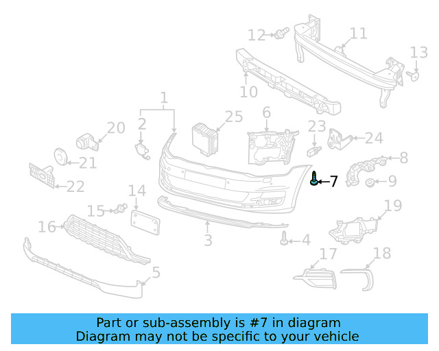Wheel Opening Molding Screw N-910-907-01 - View 25
