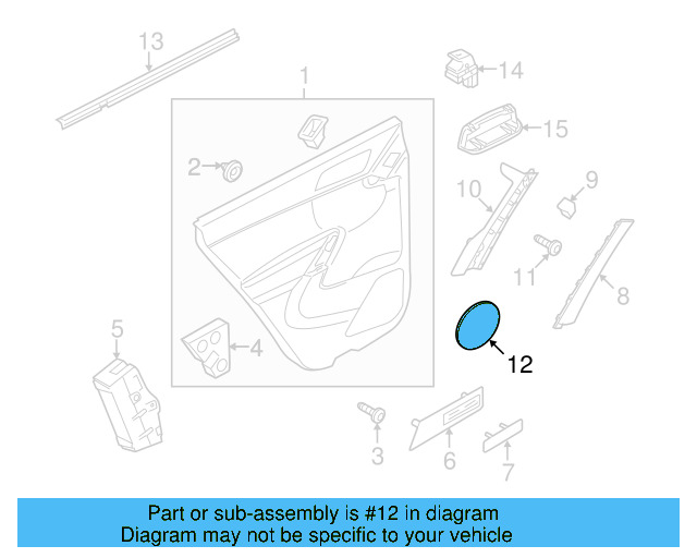 Door Trim Panel Screw N-910-967-01 - View 29