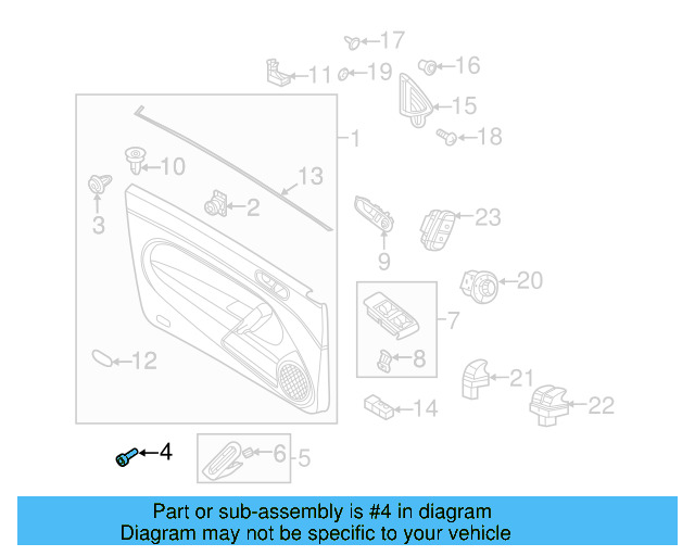 Pull Handle Screw N-910-968-01 - View 37